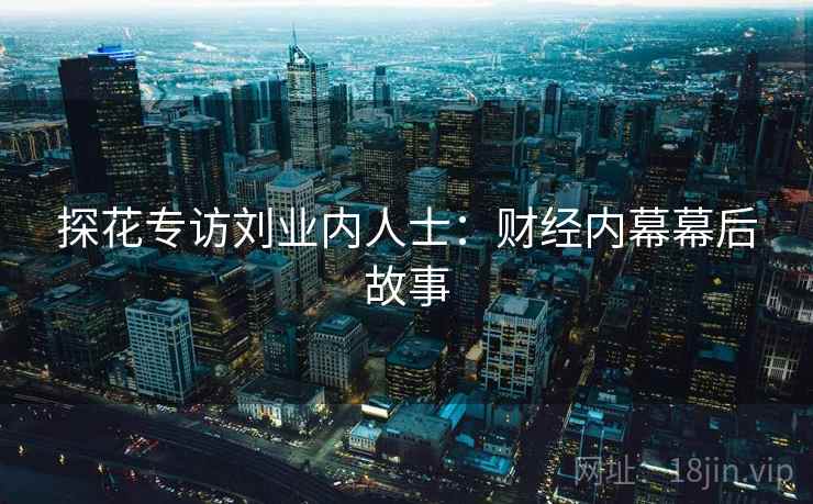 探花专访刘业内人士：财经内幕幕后故事