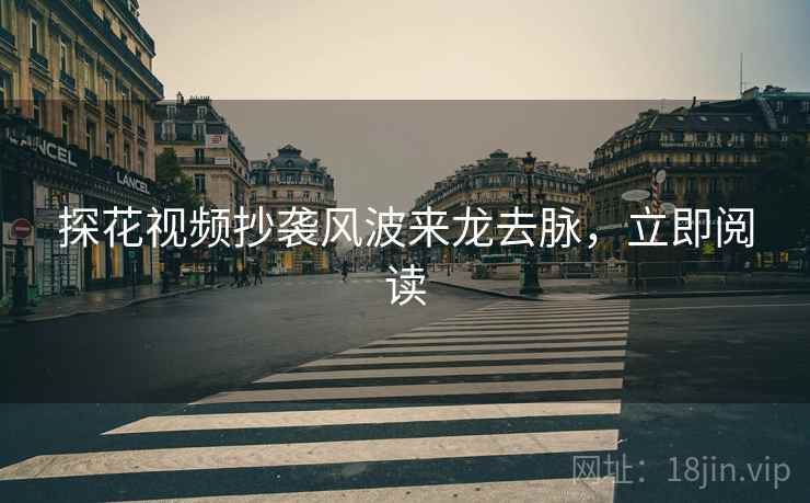 探花视频抄袭风波来龙去脉，立即阅读
