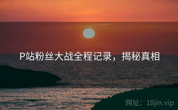 P站粉丝大战全程记录，揭秘真相